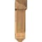 Ekena Millwork Traditional Arts and Crafts Smooth Bracket w/ Offset Brace, Western Red Cedar, 7 1/2"W x 28"D x 28"H BKT0806X28X28TRA03SWR - alternate 3